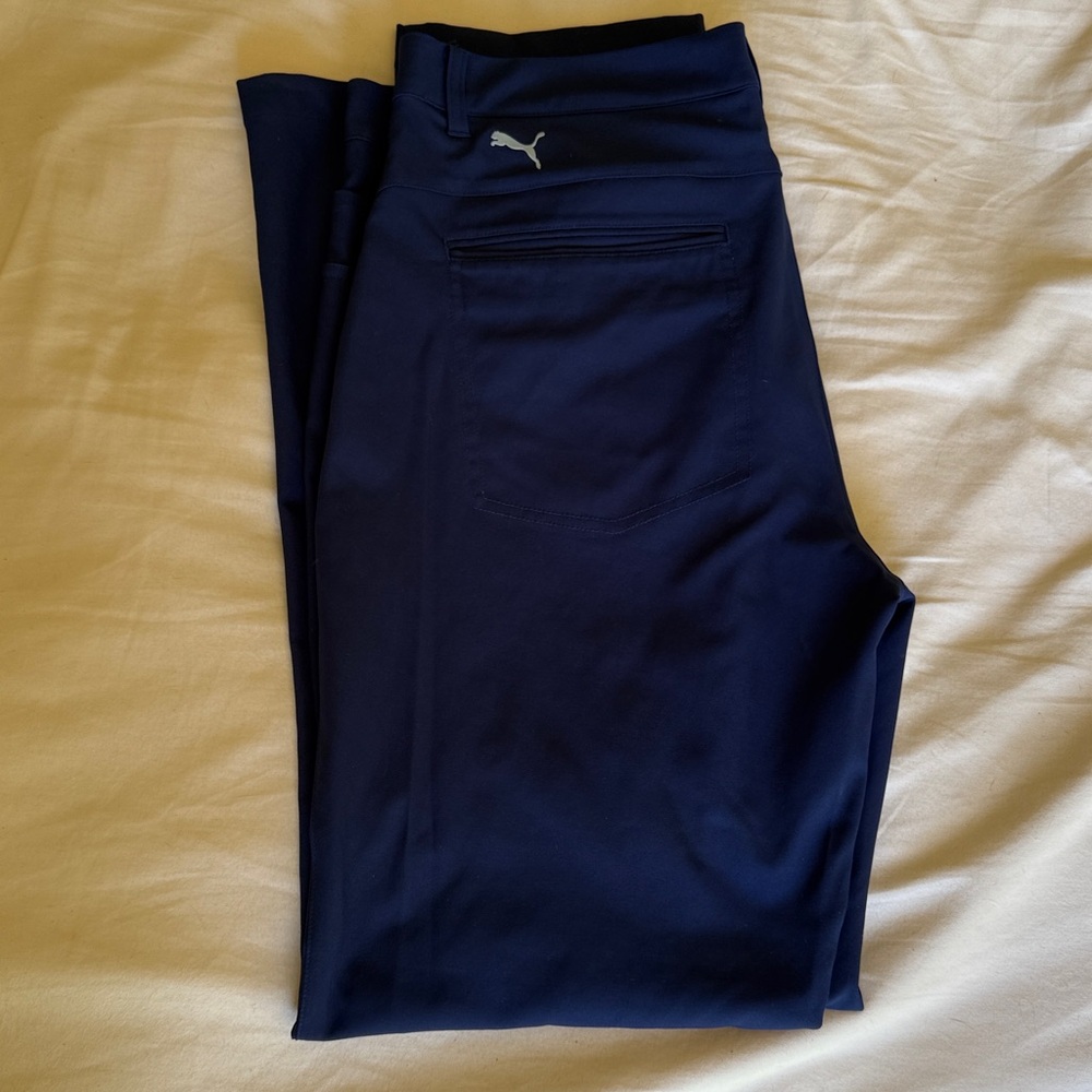 Puma Dark Blue Athletic Pants